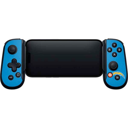 NFL Los Angeles Chargers - Alternate Distressed Backbone One for iPhone Game Controller Skin